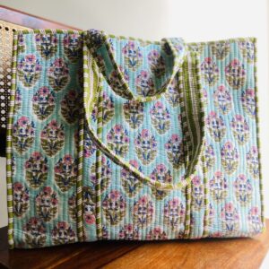 Bagh-e-Gulabi Tote bag Without Zip