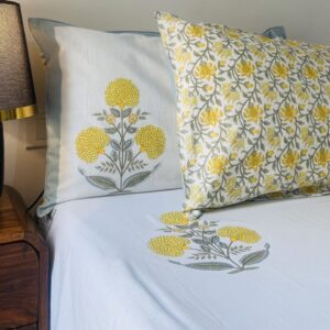 Peeli Chhaya King Size Bedsheet