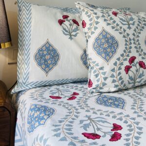 Ruhani Bagh King Size Bedsheet