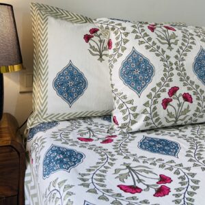 Sunahri Sham King Size Bedsheet