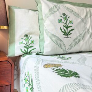 Whispers of Gulmohar King Size Bedsheet